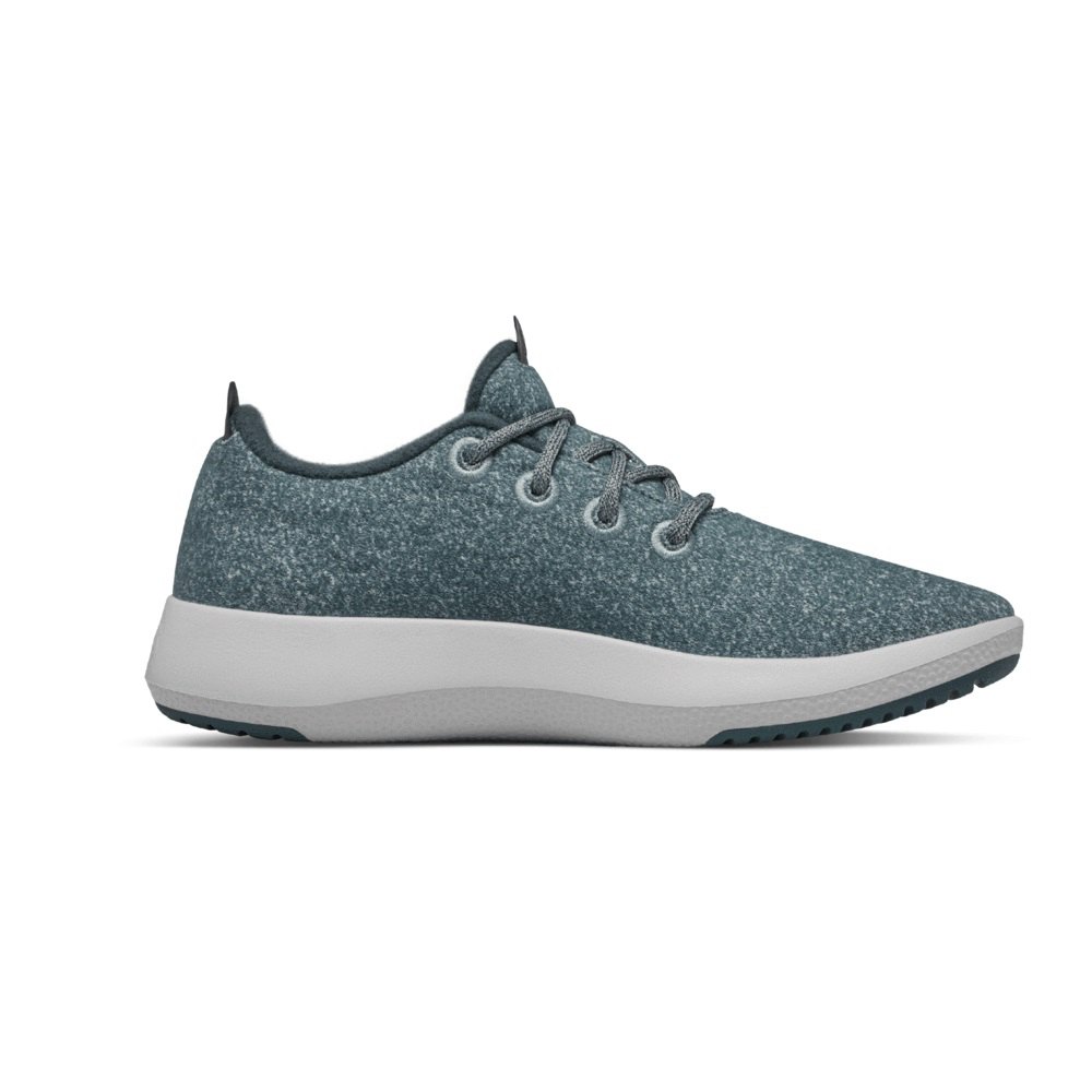 Allbirds Women\'s Wool Runner Mizzles - Sneakers Light Grey - IAC340895